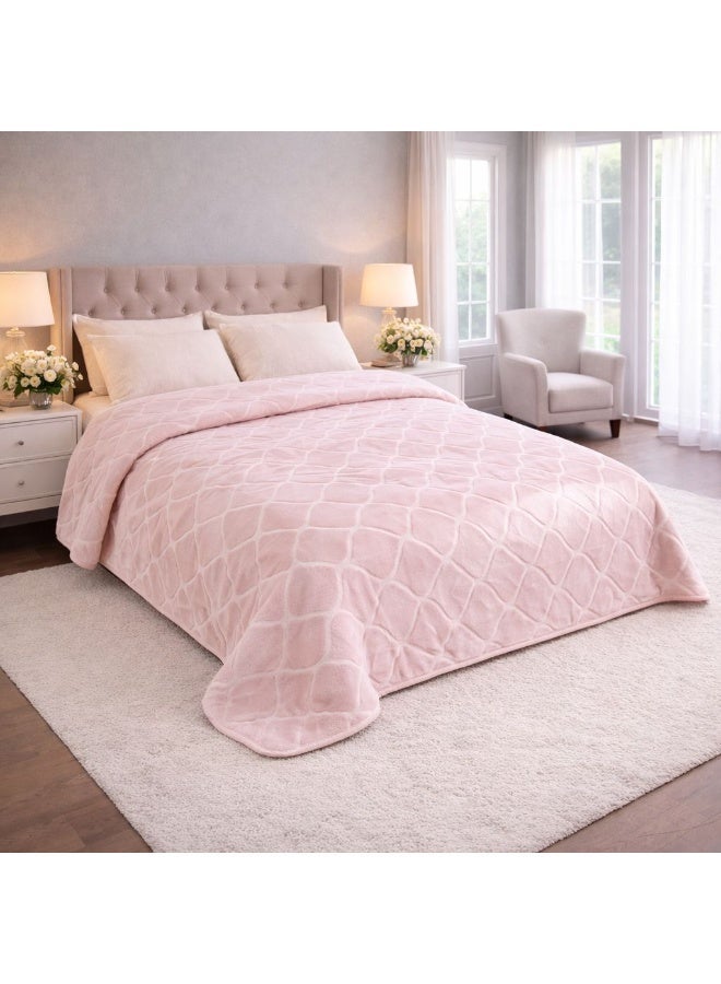 بطانية طبقتين 7 كيلوجيرام حفر ليزير تصميم كوري